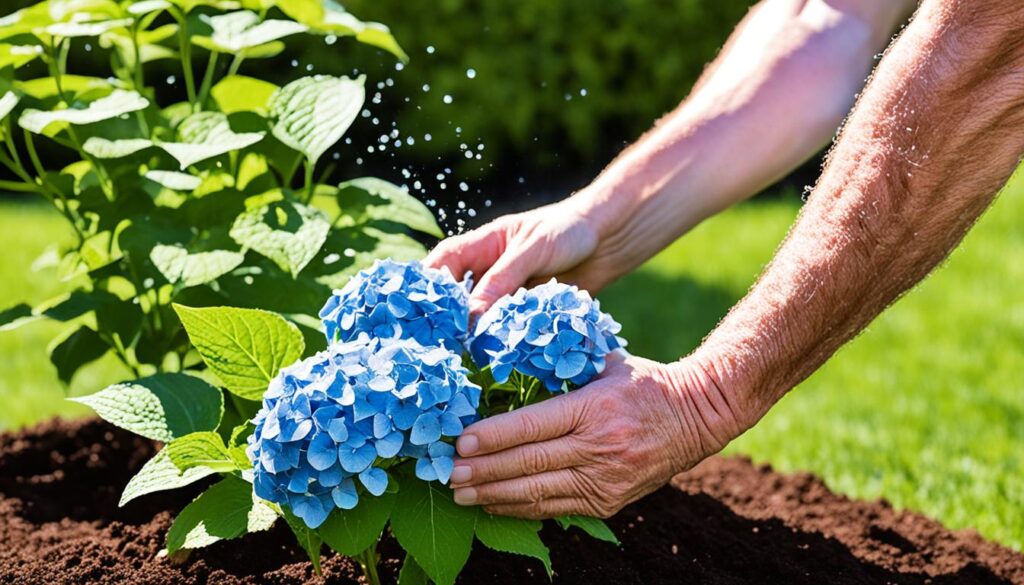 caring for propagated hydrangeas